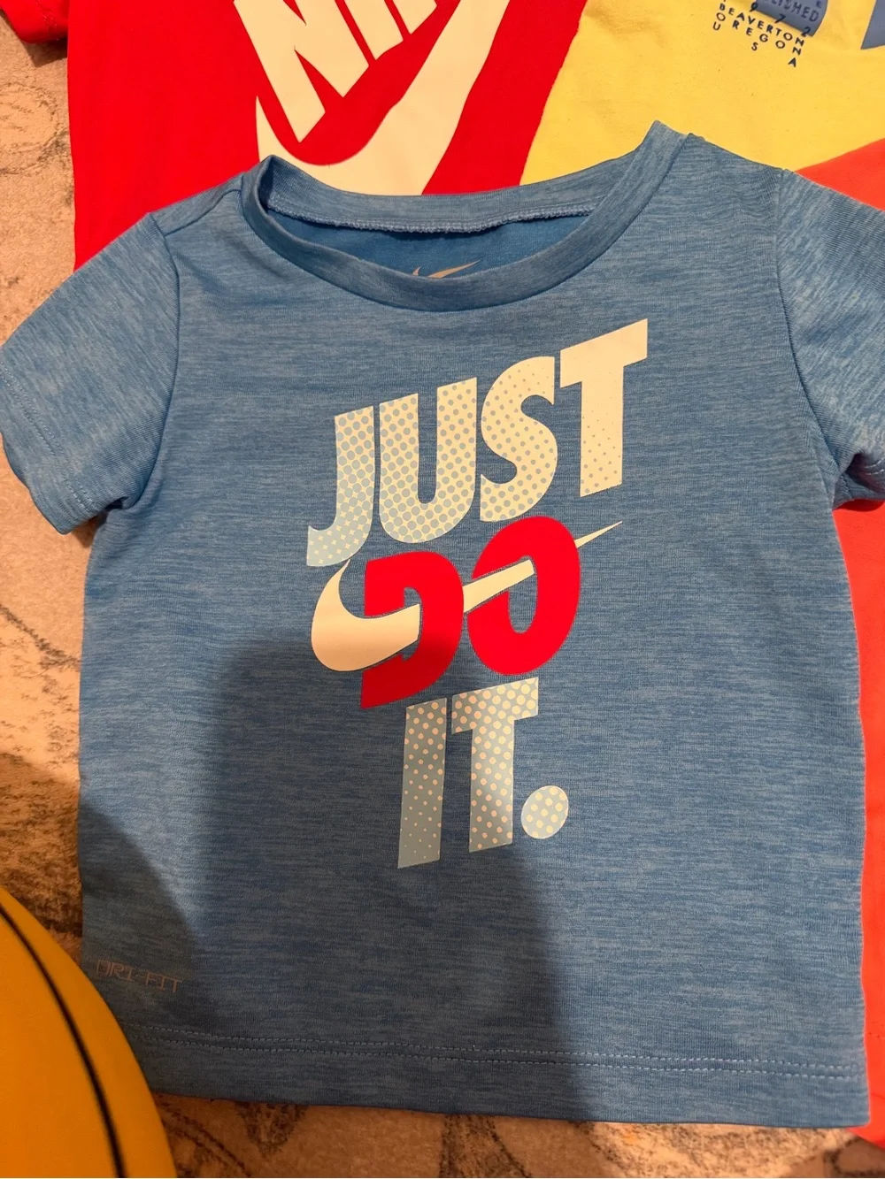 Nike Kids Short Sleeve Tee Bundle - Red, Yellow, Navy, Orange, Blue, Gray